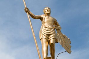Neptunus in goud