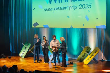 Uitreiking Museumtalentprijs tijdens het Museumcongres 2025.