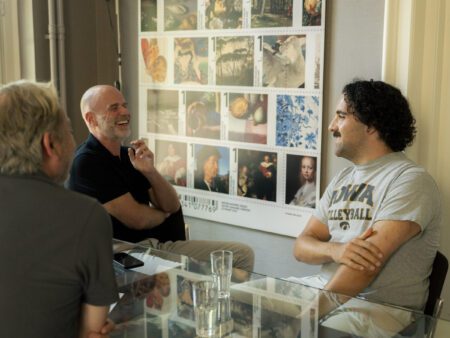 Erik en Karsten tijdens het interview in het Rijksmuseum