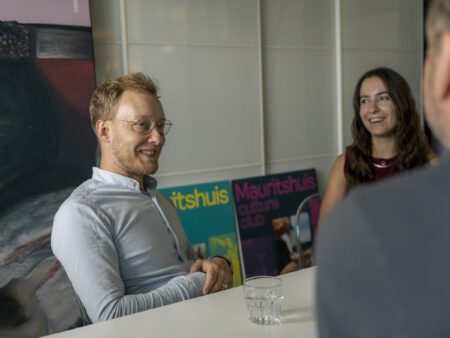 Mike en Aylin tijdens het interview